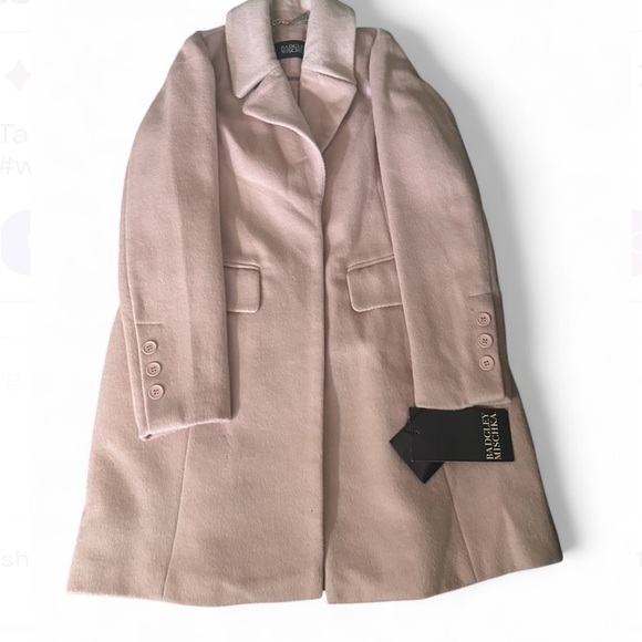 Badgley Mischka Women's light pink  Coat - Picture 4 of 5
